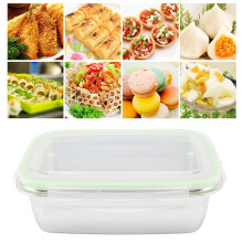 304 Stainless Steel Lunch Box Leakproof Food Storage Containers Square Bento Box 550ml