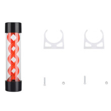 200mm Water Cooling PC Tank Computer with G1/4 Thread for Cooler Accessory(Red)