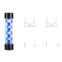 200mm Water Cooling PC Tank Computer with G1/4 Thread for Cooler Accessory(Blue)