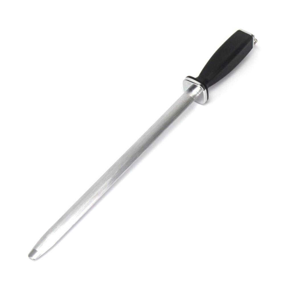 Jehiatek 10 Inch Professional Chef Knife Sharpener Rod Diamond Sharpening Stick Honing Steel For