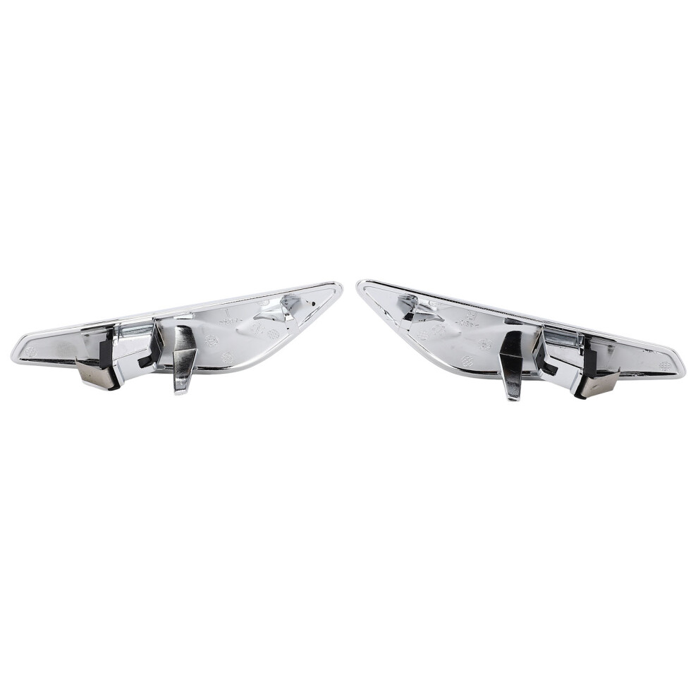 2Pcs Front Fender Chrome Finisher 51117338569 Replacement For X3 X4 F25 F26 2013Â2017 5031317758112