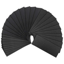 30 pezzi di carta vetrata a umido e a secco, grana 80, 120 e 220, fogli abrasivi assortiti, 9 x 3,6 pollici di carta abrasiva