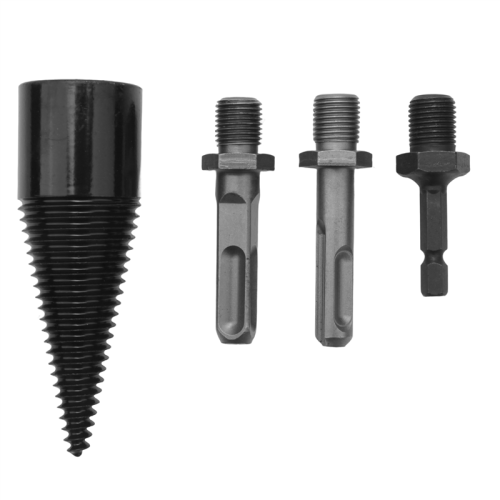 Removable Firewood Log Splitter Drill Bit, Wood Bits Split Drilling Tools Bit Chopping 2