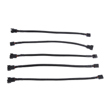 PWM Fan Extension Cable - 11.8 Inch PC Compatible with ATX Case 3 Pin & 4 Cooling Fans