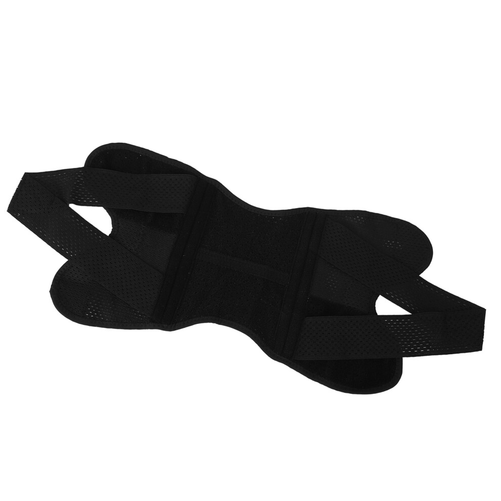Black 7611 Sports Kneepad Breathable Knee Compression Sleeve Adjustable Compression Knee Brace For Men Women L