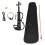 Beginner 4/4 Electric Violin Ebony Silent Introductory Set 8