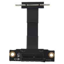 PCIE X1 Riser Cable Dual 90 Degree Right Angle PCIe 3.0 to Extension 8Gbps PCI Express 1X Card 5cm
