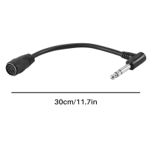 Câble MIDI, rallonge audio stéréo TRS femelle DIN 5 broches vers mâle 6,35 mm (1/4 po)