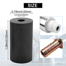 Sabbiatrice ad aria compressa per la rimozione della polvere di ruggine con ugello in carburo di boro (8 mm)