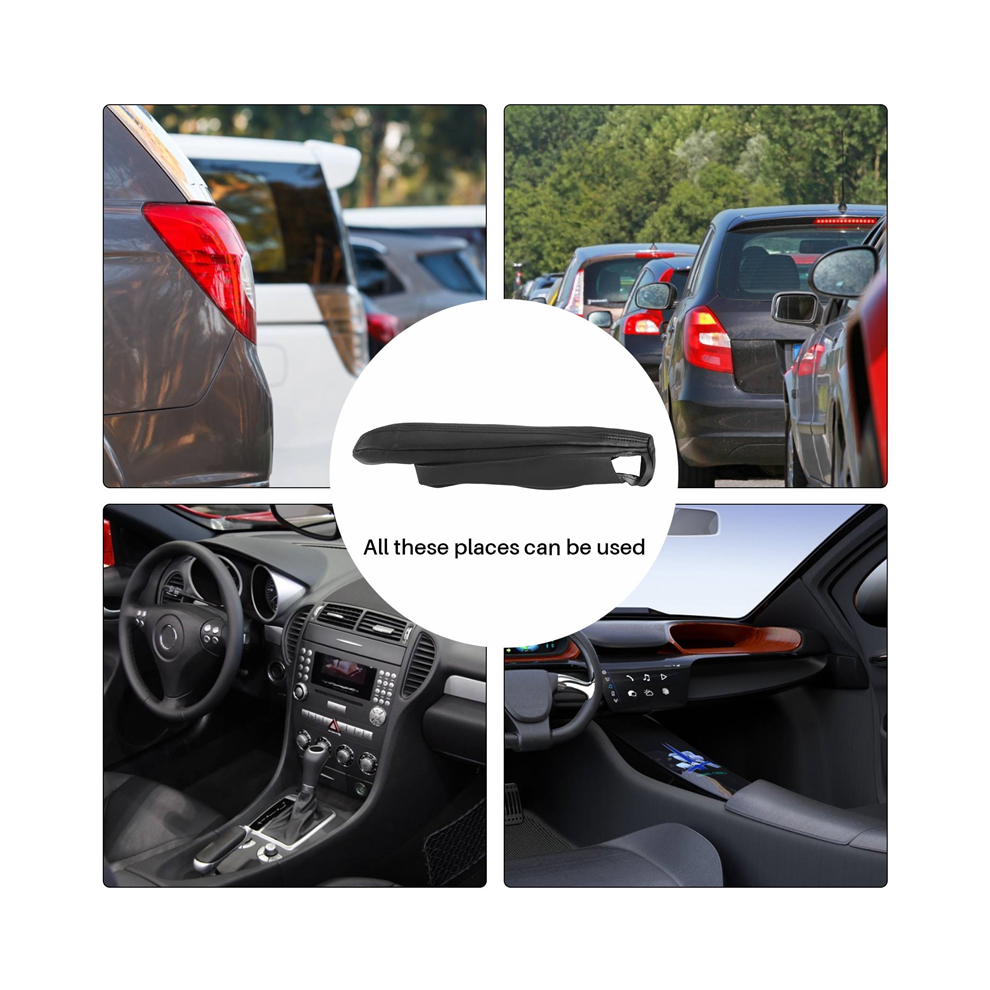 Car Leather Front Seat Armrest Cover Protection For 2 2007-2015 4851949475031