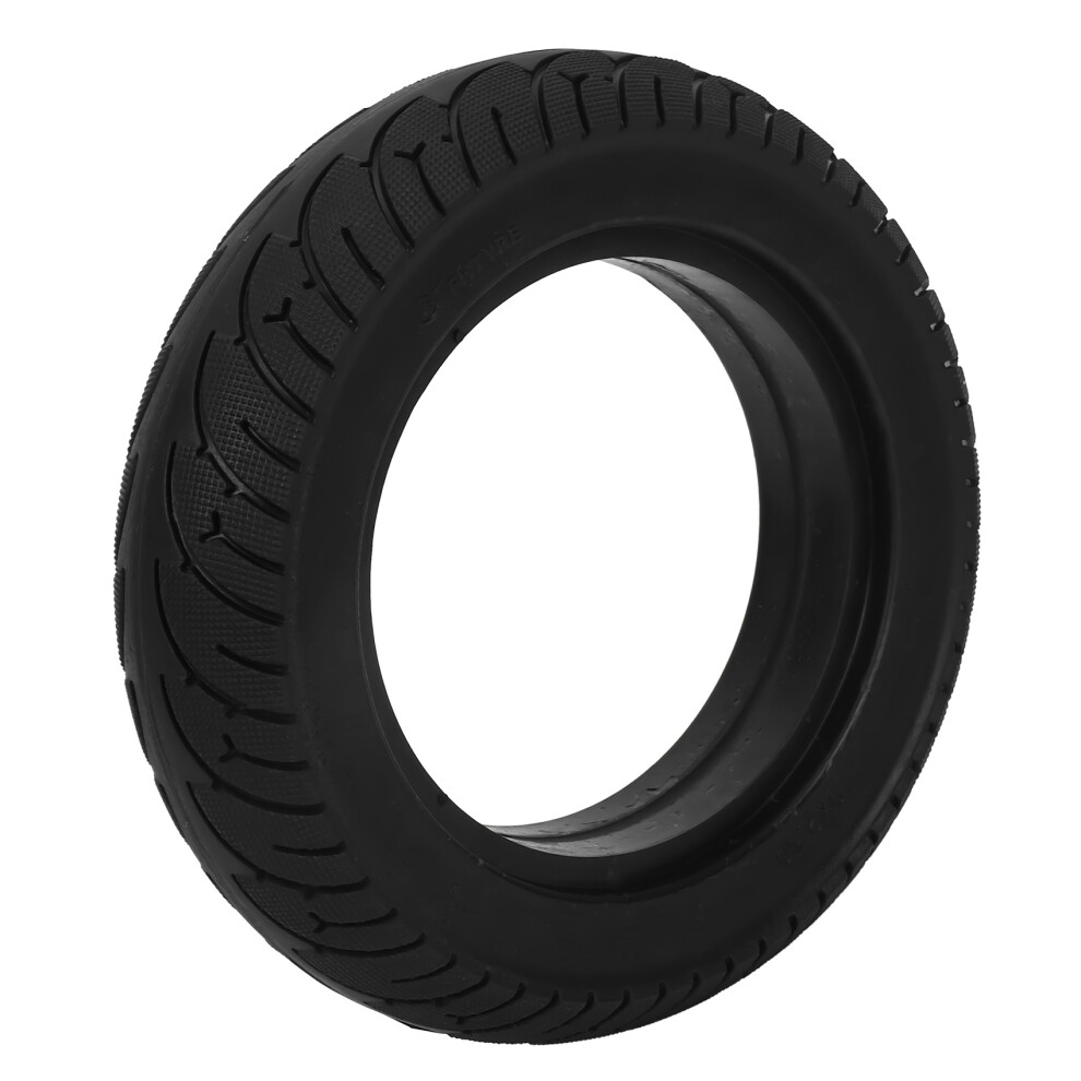 Photos - Bike Tyre Jehiatek 10X2.5 Black Solid Tire for Electric Scooter Folding E-Bike Widened Tyre Rubber Non-Inflation 