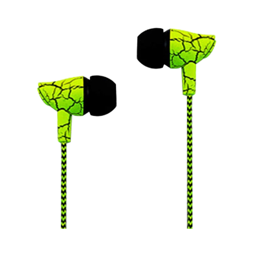 3.5 Mm Headphones In Ear, Wired And Stereo Headphone Microphone Universal Smartphone - Green 4851949474430
