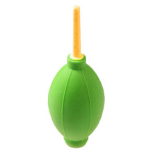 Ferramenta de limpeza de ar de borracha, para lentes de câmera, teclado e laptop, limpador de pó - verde