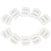 10Pcs/Lot Silicone Tennis Racket Vibration Dampeners,Tennis Racquet to Reduce Vibration-White