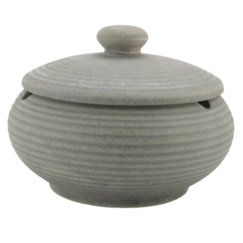 Ceramic Ashtray with Windproof Lid for Indoor Outdoor Use -Light Blue 1