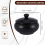 Ceramic Ashtray with Windproof Lid for Indoor Outdoor Use -Black 5
