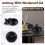 Ceramic Ashtray with Windproof Lid for Indoor Outdoor Use -Black 6