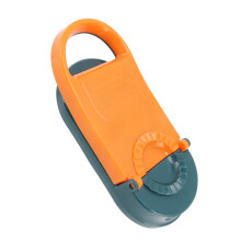 2-in-1 Handgedrehtes Knödelgerät aus ABS, Küchenwerkzeug, Orange, 189g