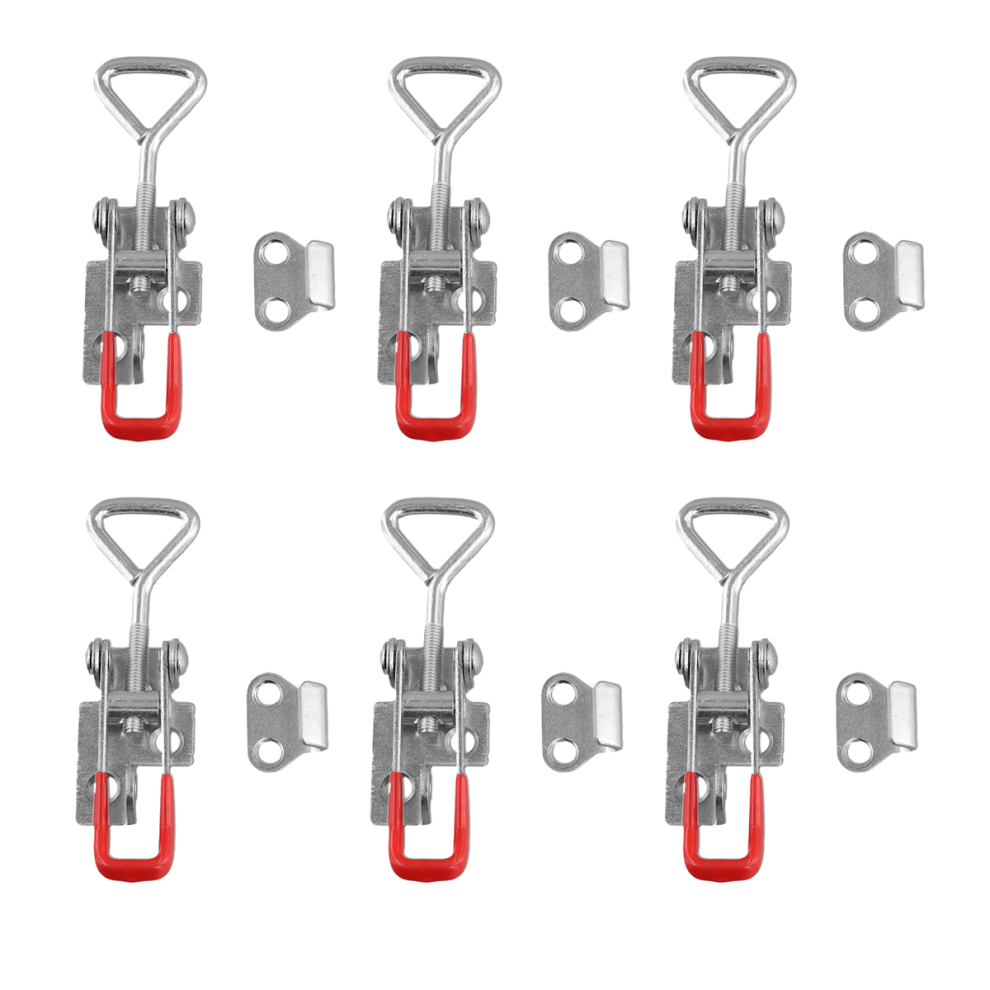 Pull Latch Clamp 6Pcs Action Adjustable Toggle 150Kg 330Lbs Holding Capacity 4851949481919