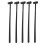 5Pcs Star Needle Dermal Hammer ABS Handle Lightweight Double Headed Needle Dermal Hammer Set 14