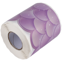 Bordes para tablón de anuncios con diseño de vieiras ombré de 20 m, arcoíris recto, decoración para el aula o el hogar o la escuela.