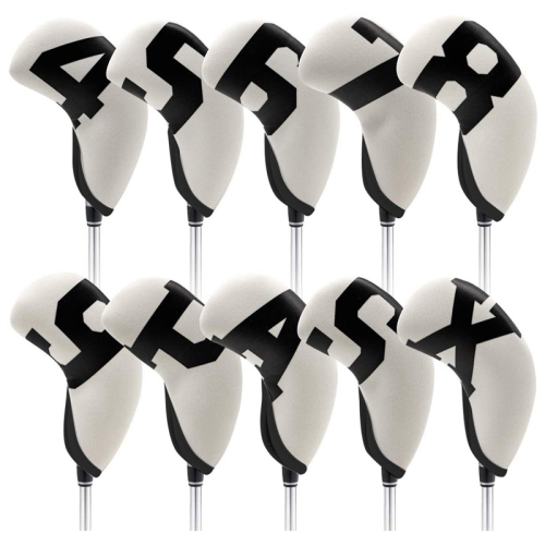 Capas para tacos de golfe, conjunto de capas de neoprene, capa para cabeça de taco de golfe para encaixe perfeito, D 1