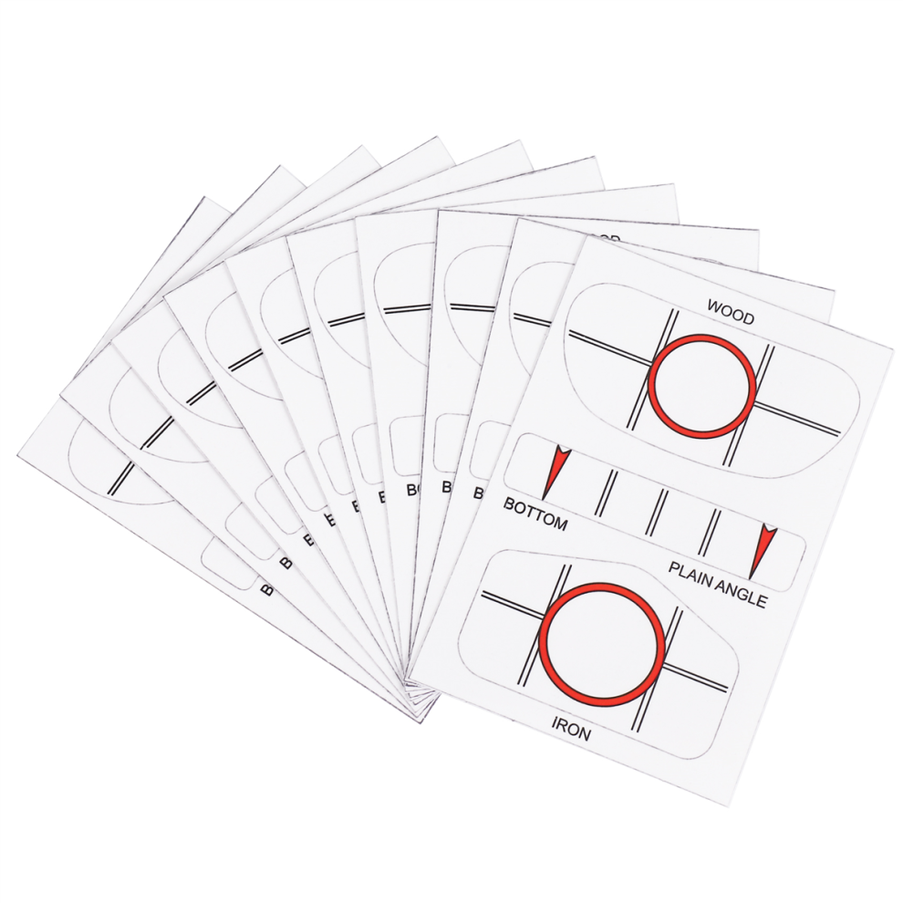 Photos - Golf Jehiatek 10Pcs/Set  Impact Labels Club Target Label Sticker Tape Driver Swing Trainers Accessories 