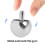 Tippe Top Metal Flip-over από ανοξείδωτο ατσάλι, καταπληκτικό παιχνίδι δώρου, ασημί 3