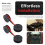 4 Pack Typewriter Ribbon Twin Spool Ink Replacement Part for Most Typewriter(Red,Black) 9
