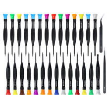 30 in 1 Torx Screwdriver Kit Magnetic Precision Set with Flathead Mini Screwdrivers ESD Tweezers
