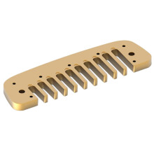 Peine de armónica de aleación de aluminio para blues, pieza de peine para Golden Melody Gold
