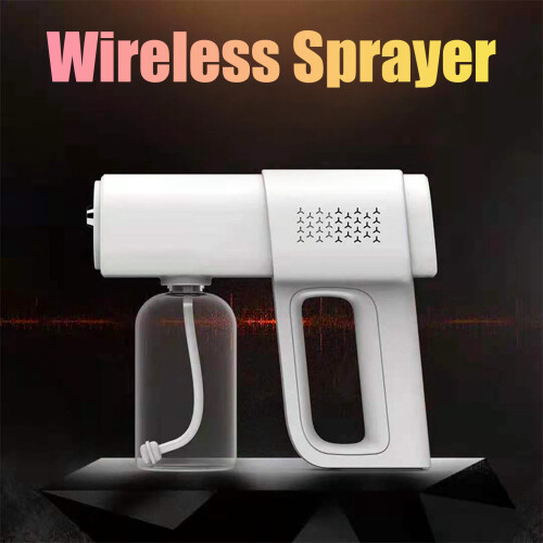 Wireless Electric Sprayer Rechargeable Blue Light Nano Steam Machine Handheld Atomization Fogger 2