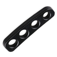 Flexibler Silikon-Basketball-Schusstrainer für Jugendliche, Schwarz, 6,8-7,8 cm