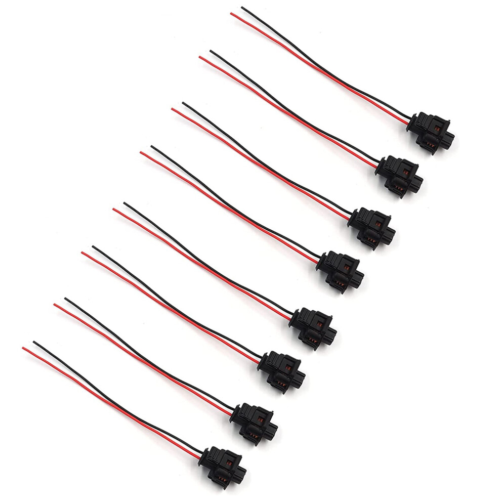 Fuel Injector Connector Harness Plug Pt2183 88988963 For Lbz Llm 6.6L (Pack Of 8) 4851949495619