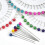 480 peças de alfinetes retos coloridos com pérolas peroladas para costura e quilting 6