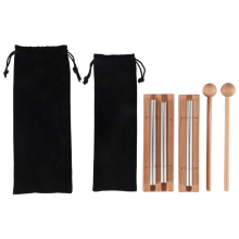 peças de sino de mão 1 tom + sino de instrumento de percussão com bolsa de armazenamento de martelo