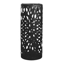Hollow Umbrella Stand Rack Holder for Indoor Long and Short Handle Bucket Storage Organizer black