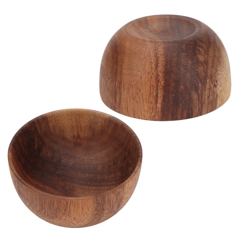 Wooden Shaving Soap Bowl Portable Foaming Large Capacity Wood Shave Soap Container for Men Barber Shop