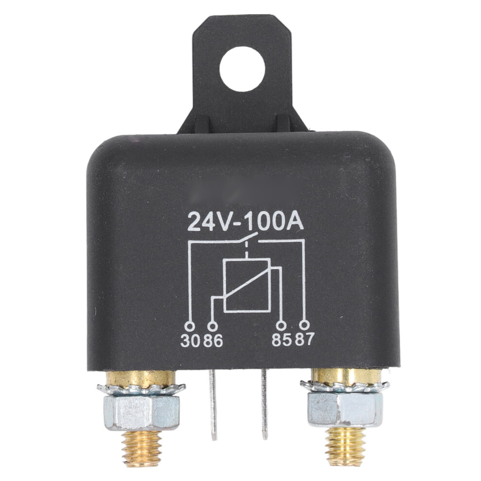 Starter Solenoid 100A 4 Pin Brass Coil High Power Pc Housing Lawn Mower Relay For Automobile Dc24v 6901317765849