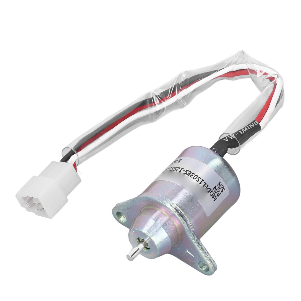 Excavator Engine Flameout Solenoid Valve Fuel Stop Shut Off Solenoid Valve For Hyundai R55 8451317766011