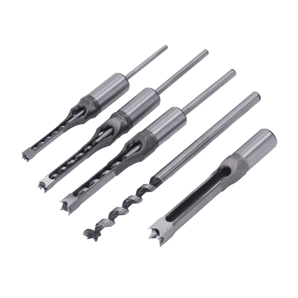 4Pcs Woodworking Square Drill Bits Set Hss Wear Resistant 1/4In 5/16In 3/8In 1/2In Countersink Bit 9311317766727