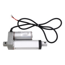 Electric Linear Actuator Aluminum Alloy 50mm Stroke Linear Motion Actuator for Bed Sofa 750N White 12VDC Linear Actuator Only