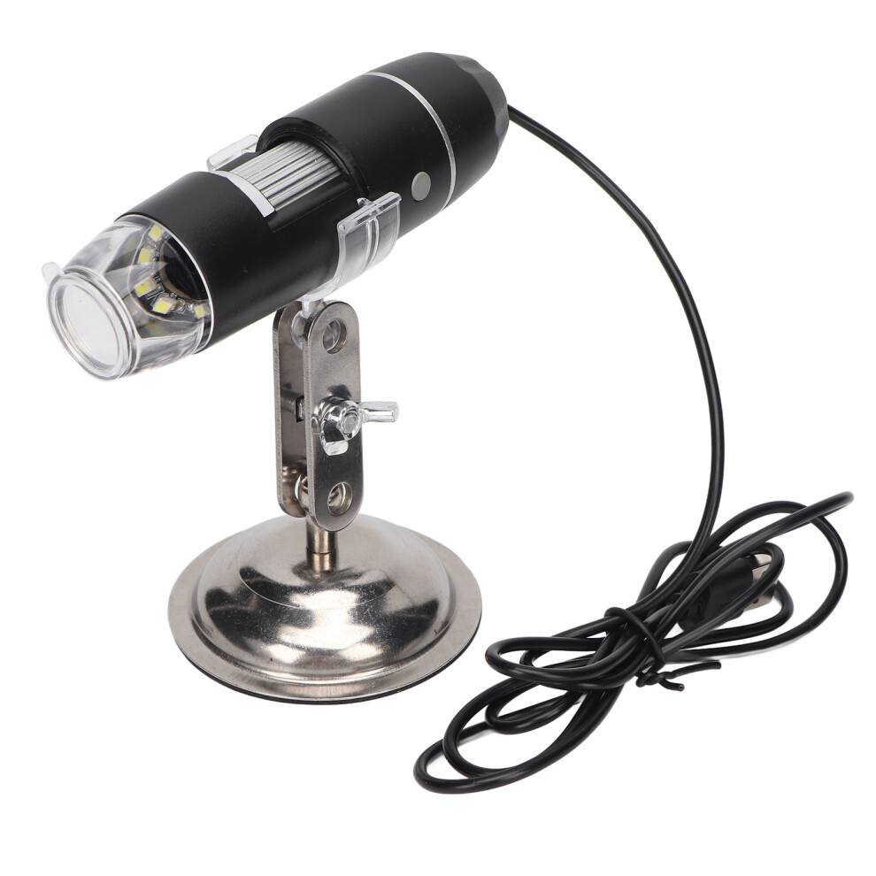 Digital Microscope 0X‑200X USB 8 White LED Lights Handheld Magnification Camera for Windows XP-image-OPC-PHS6CN8-NEW