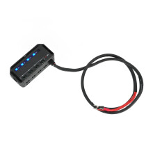 4 Way Fuse and Relay Box Quick Wiring 12V 20A with LED Indicator for Motorcycle Car Truck RV EV