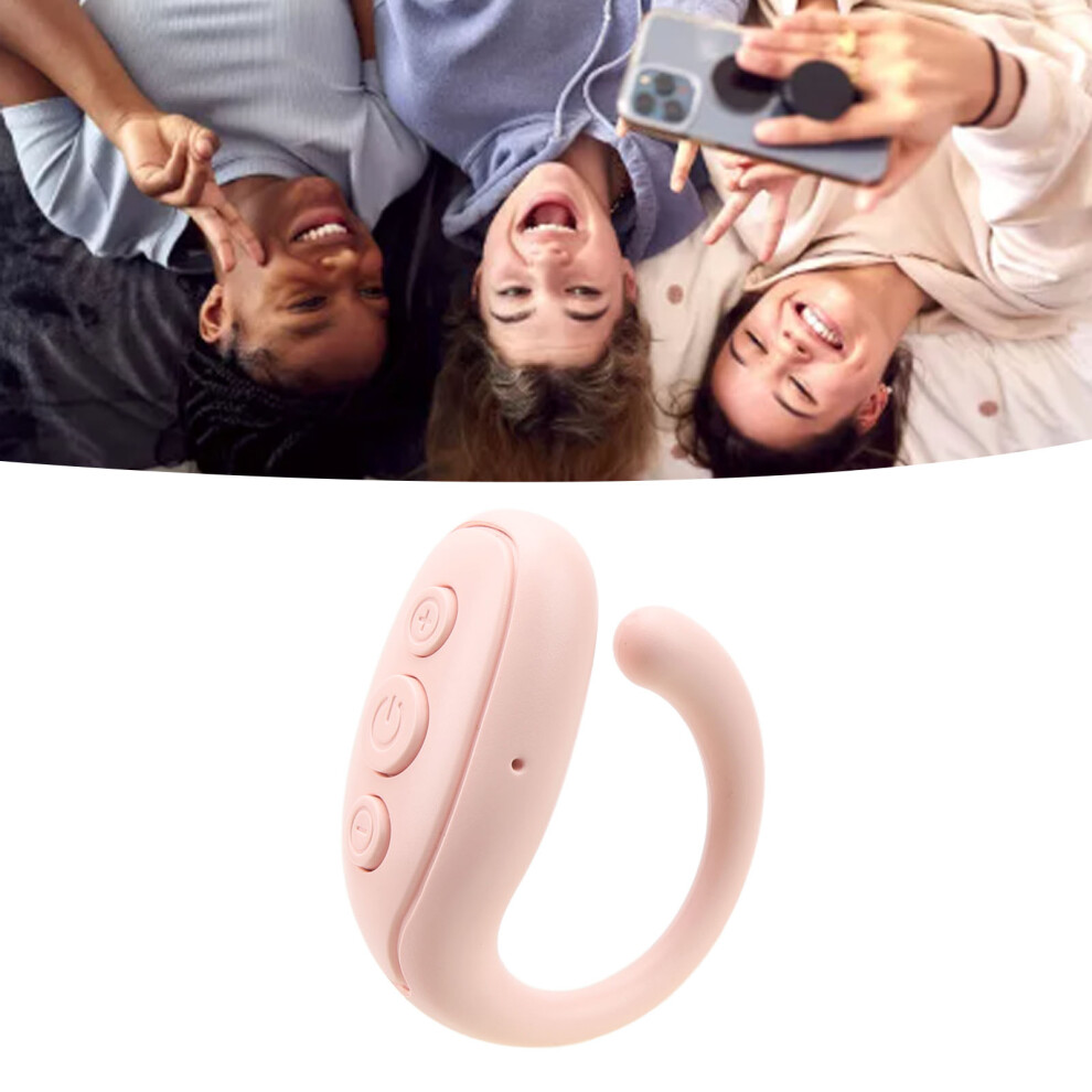 Remote Control Page Turner Mobile Phone Ring Remote Control Phone Novel Watch Tv Turn Page Click Like Selfie Device Jx 03 Pink 4631317768442