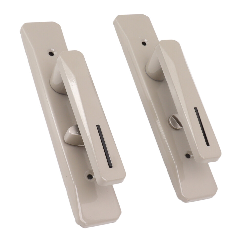 Rectangular Door Handle Locks Privacy Door Levers Reversible Gate Rectangular Bath Door Handle Locks For Bedrooms Office Nickel 4671317771882