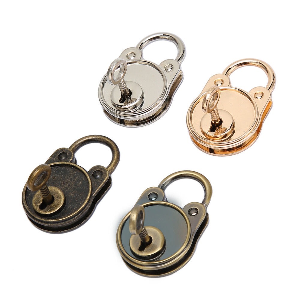 4Pcs Mini Bear Padlocks Vintage Style Archaized Zinc Alloy High Hardness Case Padlocks For Family Office Travel 8451317773521