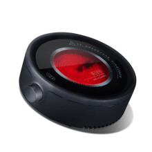 Silent Electric Tea Stove Small Ceramic Hot Plate for Boiling Water Making Coffee Knob Adjustment