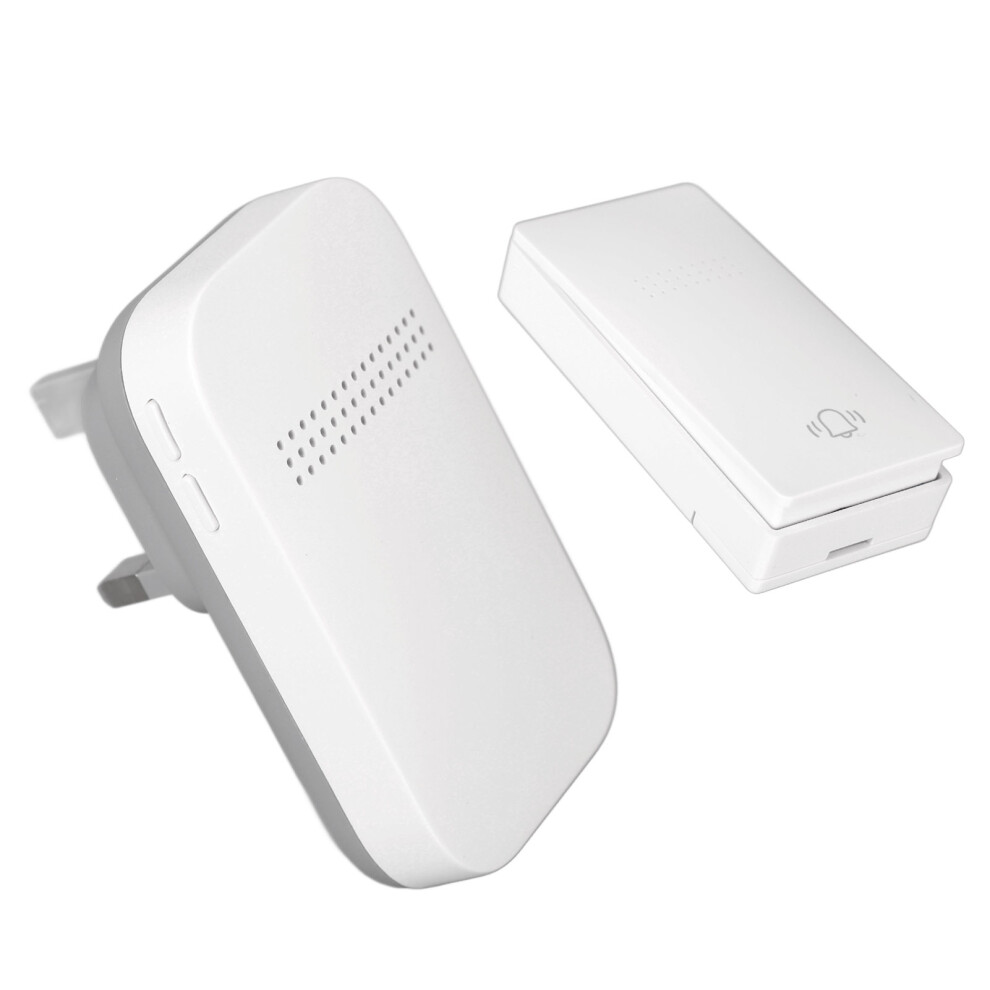 Self Powered Door Bell With Receiver Automatic Ringing Push Button Wireless Doorbell 4691317776199