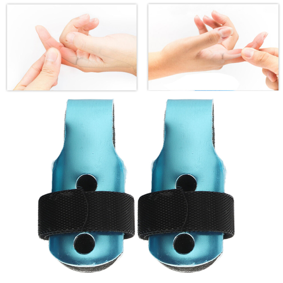 2Pcs Metal Finger Splint Breathable Finger Support Brace for Arthritis Straightening Broken Finger S